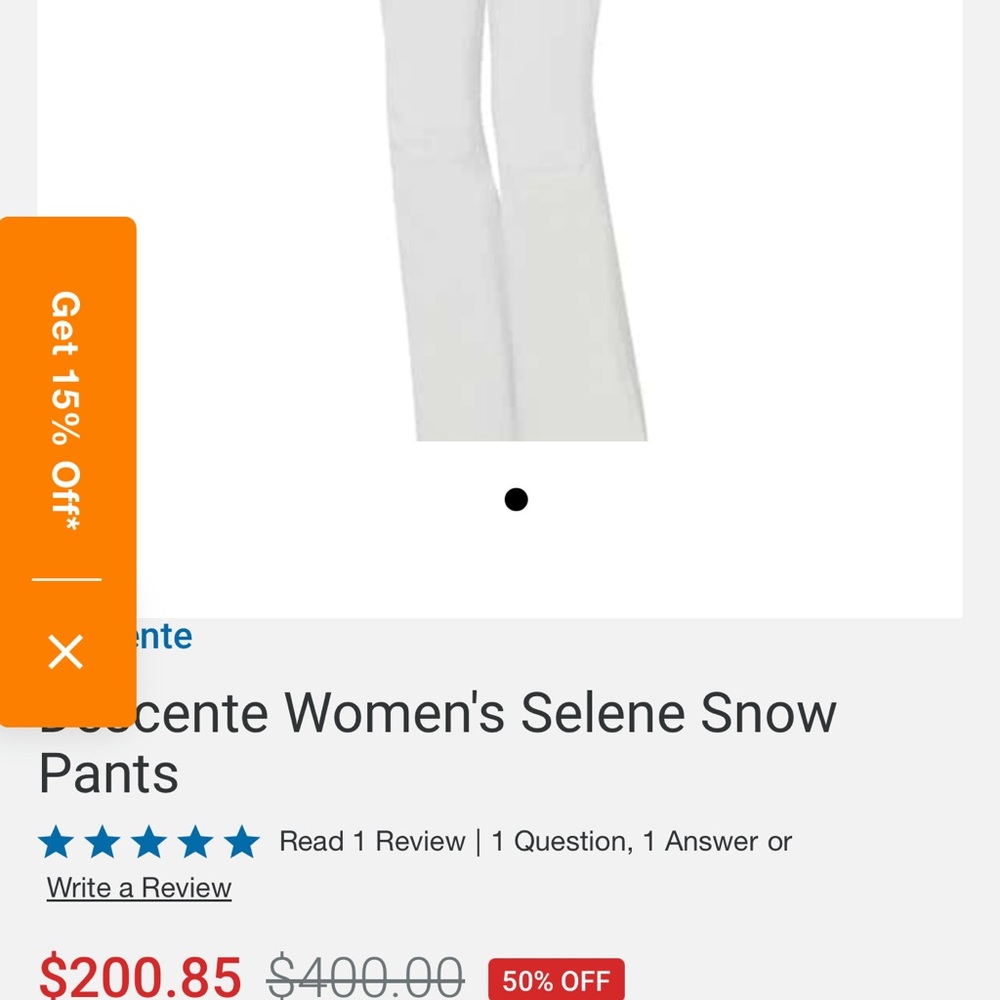Descente Women's snow pants